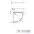 Угловой поддон Radaway Doros A 90x90