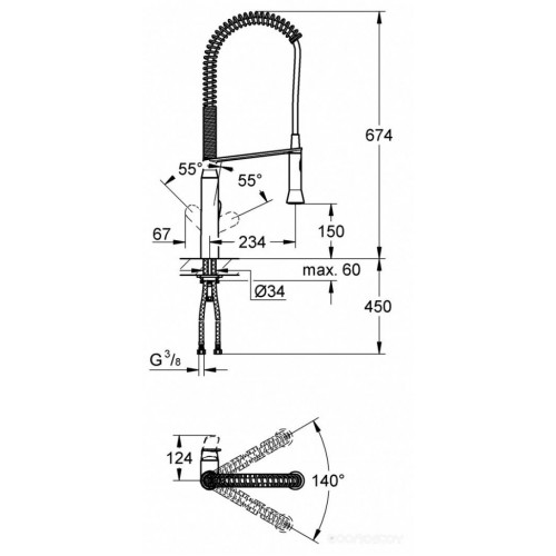 Смеситель Grohe K7 32950000