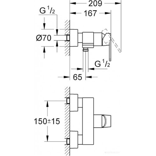 Смеситель Grohe Quadra 32637000