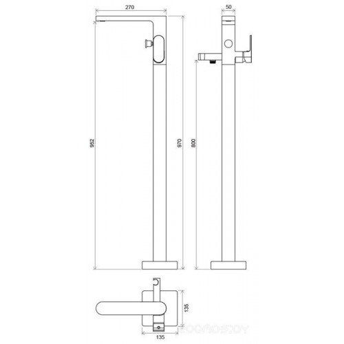 Смеситель Ravak Chrome CR 080.00