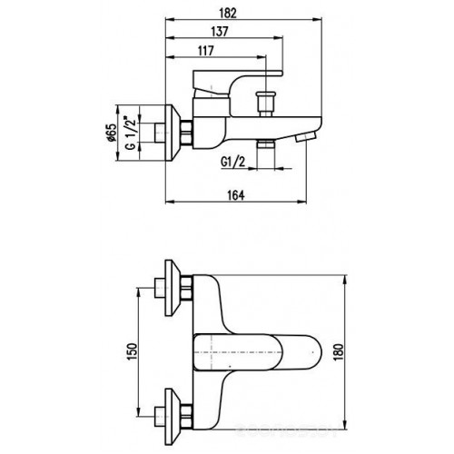 Смеситель Slezak RAV Yukon YU154.5