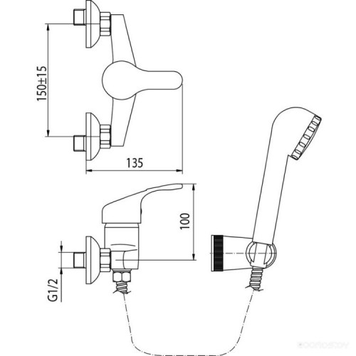 Смеситель Valvex RUBIN 2444070