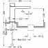 Смеситель для умывальника Tres Slim 202.103.02.D (с донным клапаном)