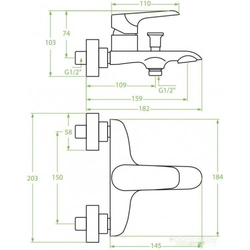 Смеситель Laveo Alea BLE 610D