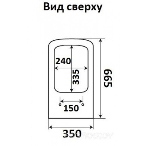 Унитаз CeramaLux 2170-18