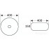 Умывальник CeramaLux 5004BW