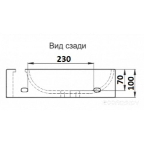 Умывальник CeramaLux 78204L