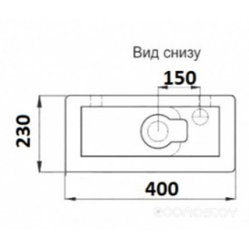 Умывальник CeramaLux 78404R