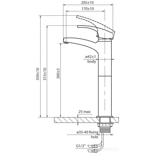 Смеситель Ahti Savo SV202001