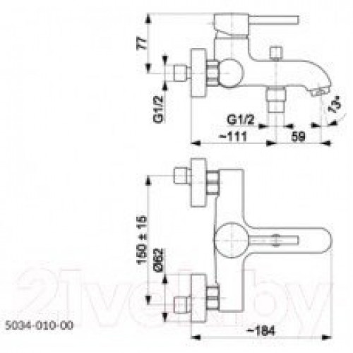 Смеситель Armatura Moza Black 5034-010-81