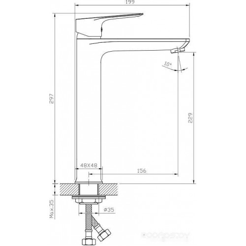 Смеситель Rossinka Silvermix RS27-14