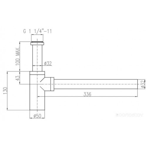 Сифон Slezak RAV MD0232CMAT