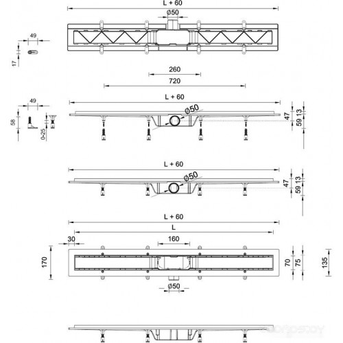 Сифон Styron STY-F-40