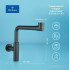 Сифон Wellsee Drainage System 182125002 (сифон, донный клапан, матовый черный)