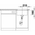 Кухонная мойка Blanco SUBLINE 400-U 43x46 антрацит