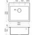 Кухонная мойка Omoikiri Tedori 57-SA 57x51 бежевый