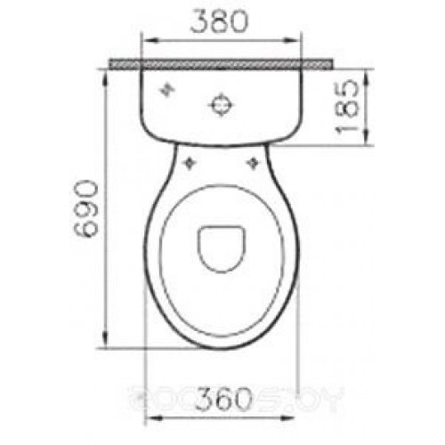 Унитаз Vitra Normus (9705B003-7200)