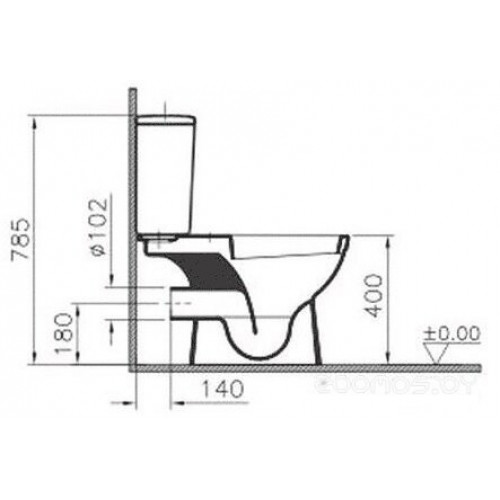 Унитаз Vitra Normus (9705B003-7200)