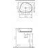Умывальник Vitra Outline 5991B403-0016