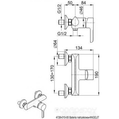 Смеситель Armatura Angelit 4726-010-40