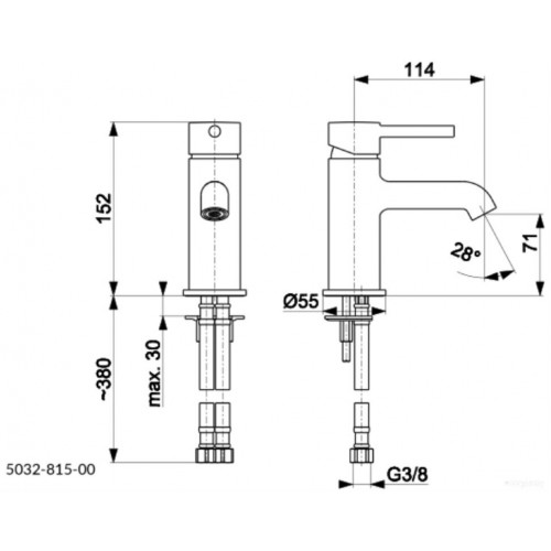 Смеситель Armatura Moza 5037-015-81