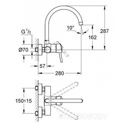 Смеситель Grohe Concetto 32667001