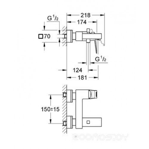 Смеситель Grohe Eurocube 23140000