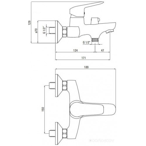 Смеситель Deante BORO BMO 011M