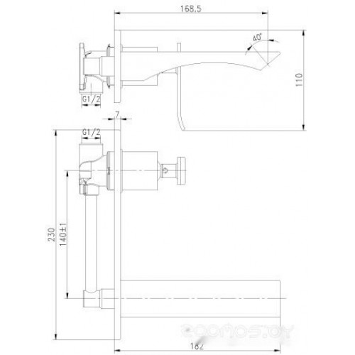 Смеситель Lemark Contest LM5826CW