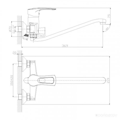 Смеситель Rossinka Silvermix T40-34