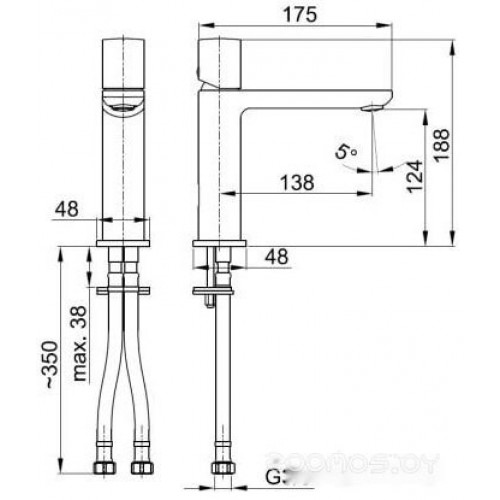 Смеситель Armatura Morganit 4922-815-00