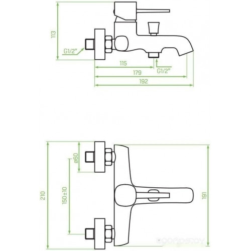 Смеситель Laveo Pola BAP 710D