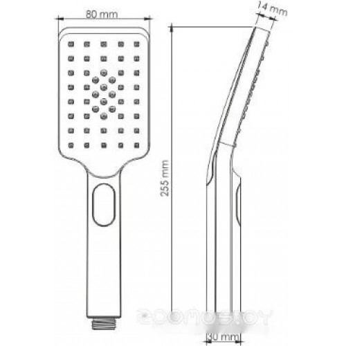 Душевая лейка Wasserkraft A126