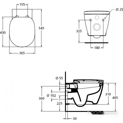 Унитаз Ideal Standard Connect Set W941102