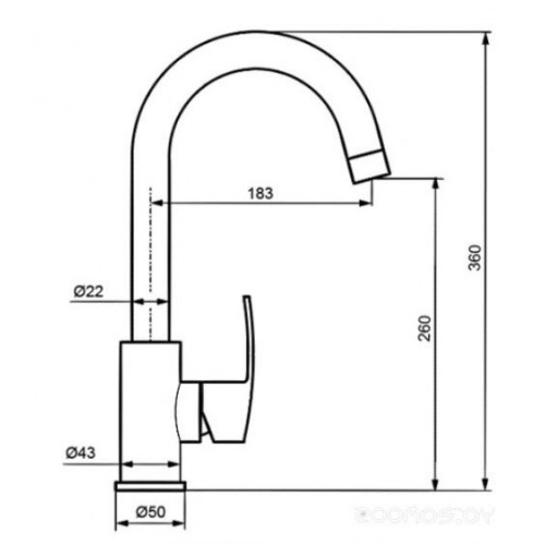 Смеситель Ahti Mikkeli MK101011