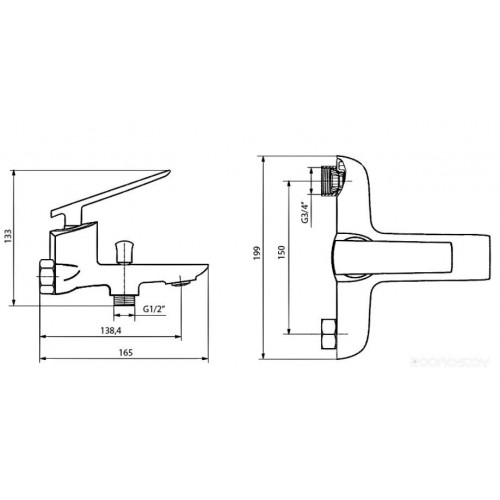 Смеситель Ahti Pori PR405001