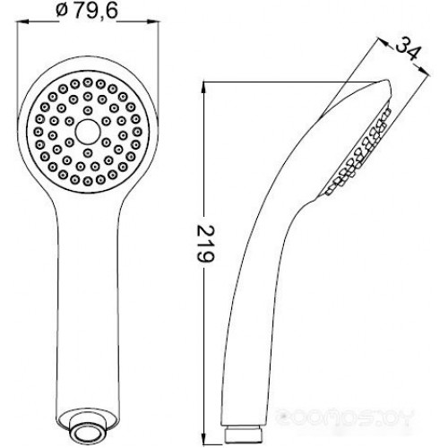 Душевая лейка IDDIS A11011