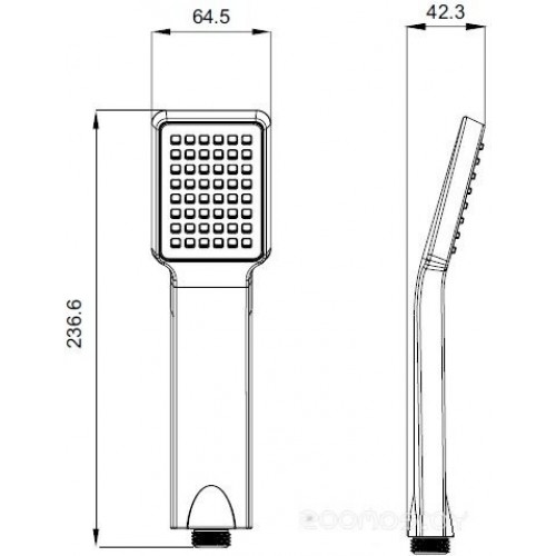 Душевая лейка IDDIS A11012