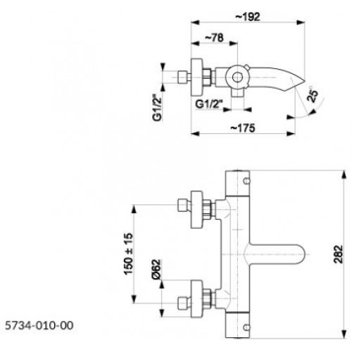 Смеситель Armatura Moza 5734-010-00