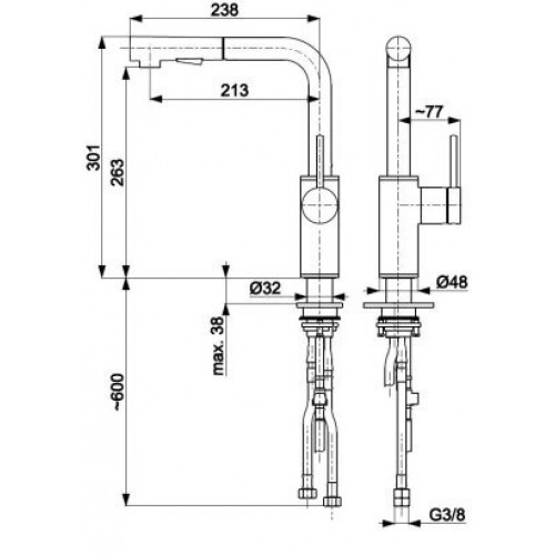 Смеситель Armatura Duero Basic 6623-110-81