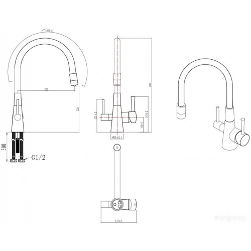 Смеситель Lemark Comfort LM3075BL