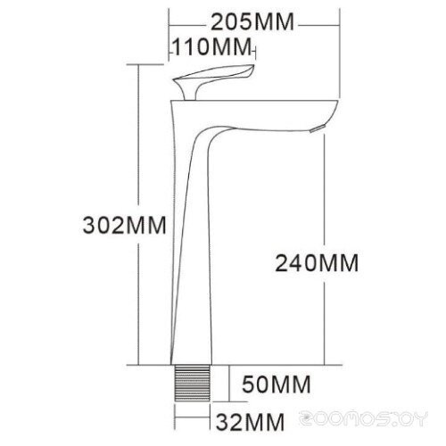 Смеситель Vivi Felice 9025 B cromo-bianco