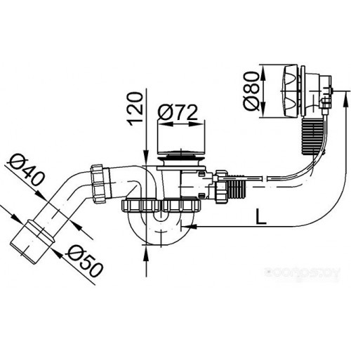 Сифон Styron STY-536-A-K