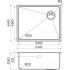 Кухонная мойка Omoikiri Taki 54-U/IF-LG Side 4997092 54x44 светлое золото