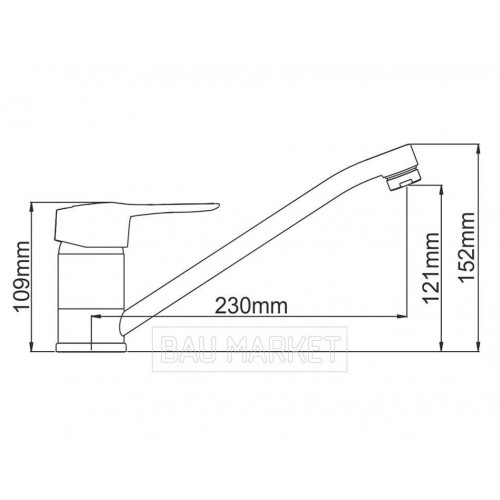 Смеситель для кухни Ledeme L4904 (L4904)