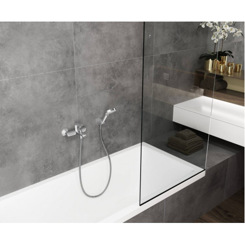 Смеситель для ванны Hansgrohe Vernis Blend 71440670 матовый черный