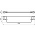 Полка стеклянная Ravak Chrome CR500.00 X07P195