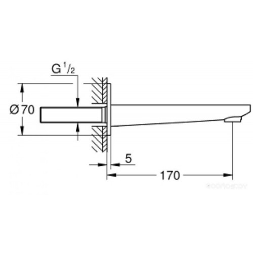 Смеситель Grohe Lineare 13383001 (хром)