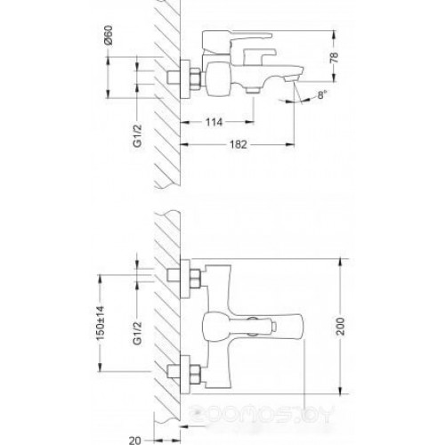 Смеситель Lemark Evitta LM0514C