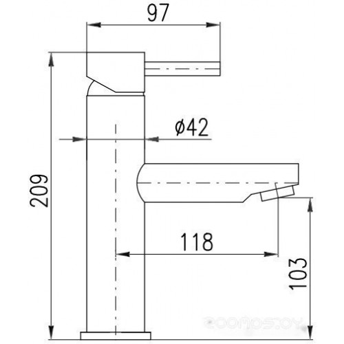 Смеситель Slezak RAV Сена SE928.5